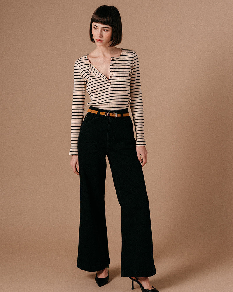 Grace & Mila Black High Waisted Jeans