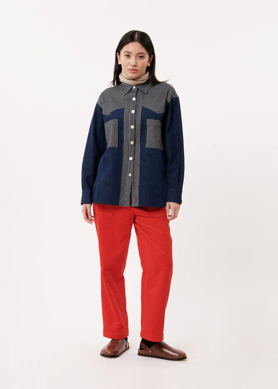 FRNCH - Gabriella Shirt Blue Marine
