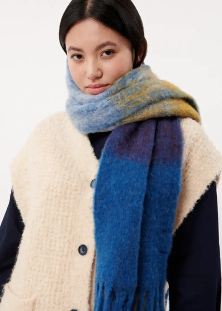 FRNCH - Palmier Scarf Blue Marine