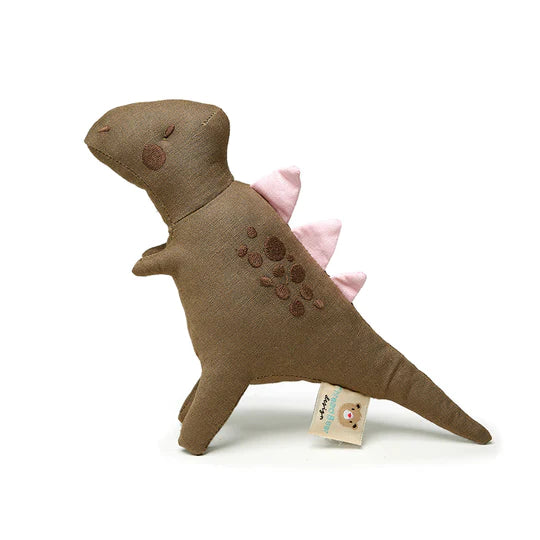 Threadbear Design T-Rex Linen Dinosaur Toy