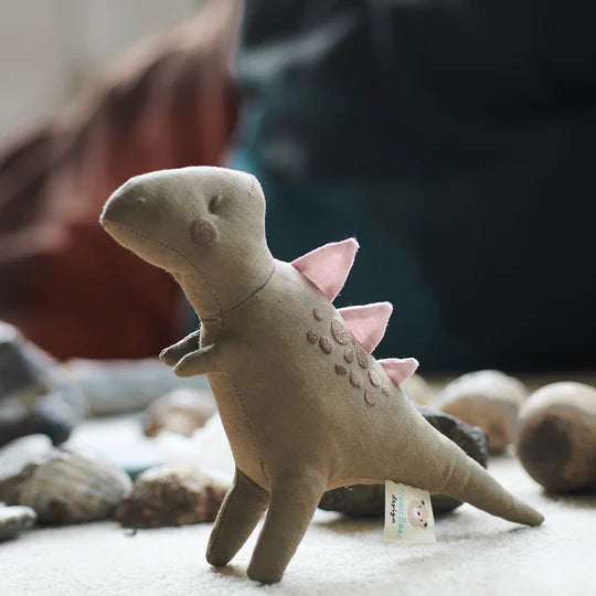 Threadbear Design T-Rex Linen Dinosaur Toy