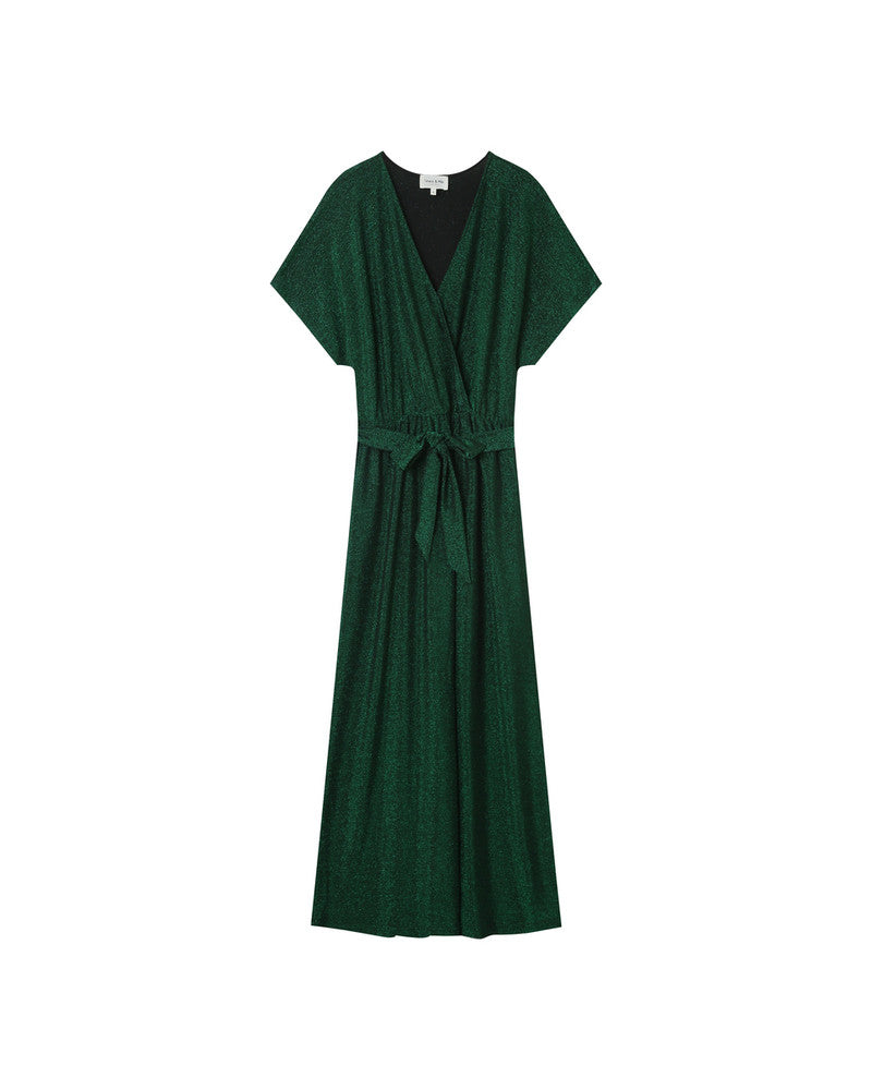 Grace & Milla LIV Wrap/ Robe Dress in Green