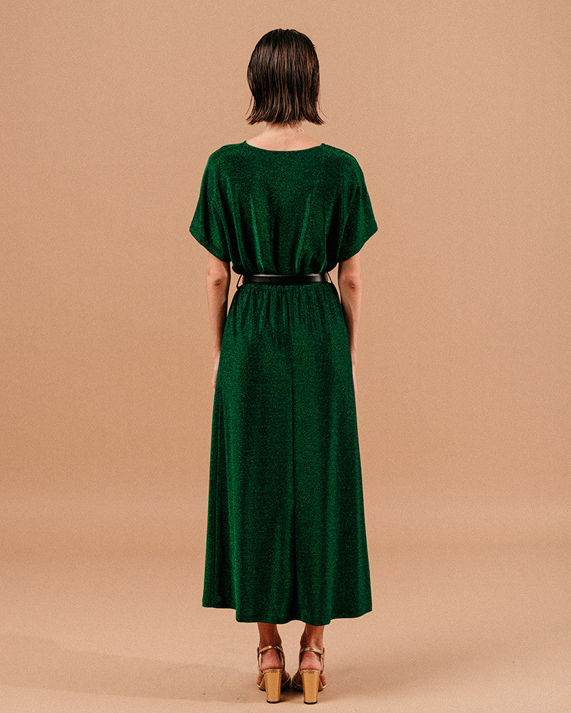 Grace & Milla LIV Wrap/ Robe Dress in Green