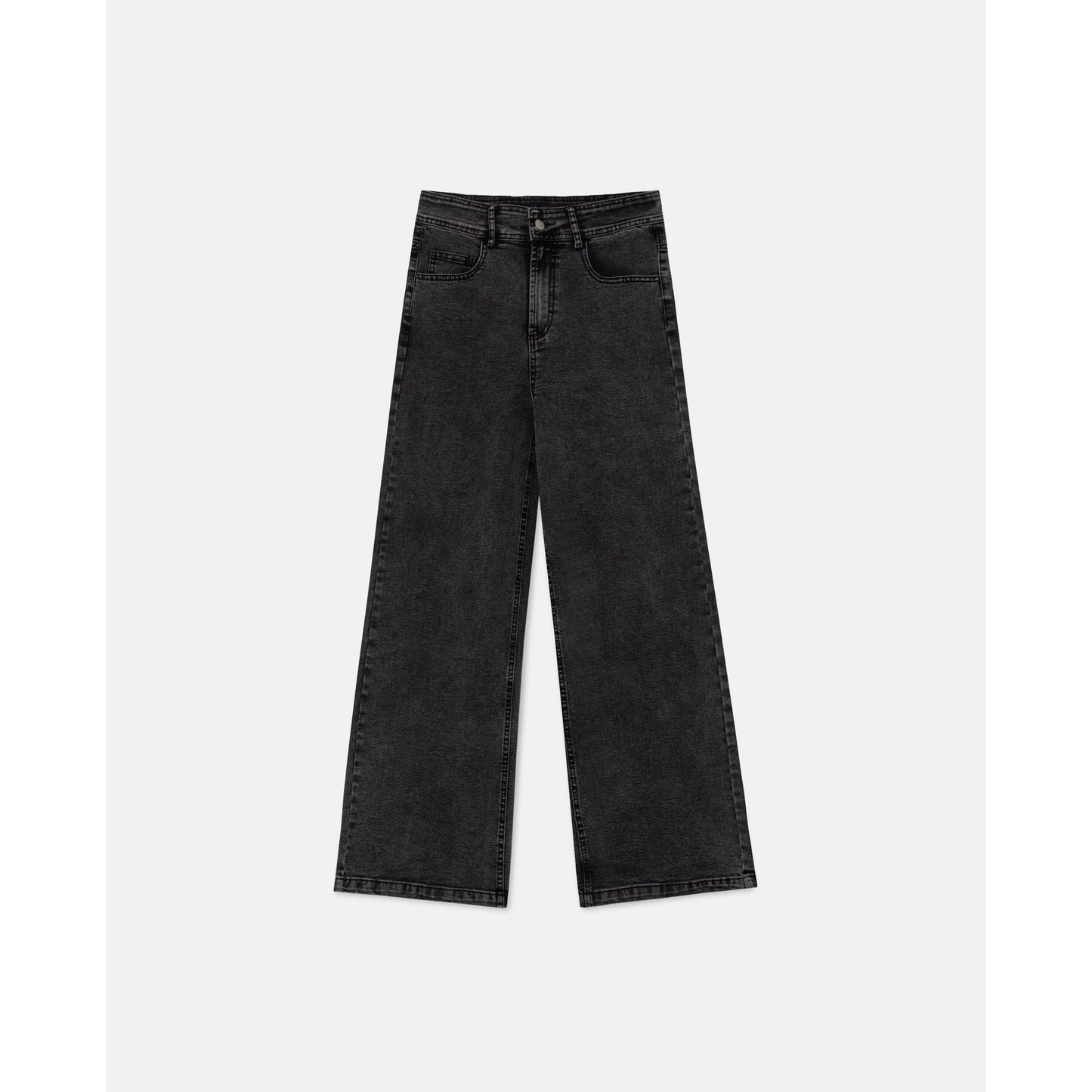 Compania Fantastica - Black high-waisted flare jeans