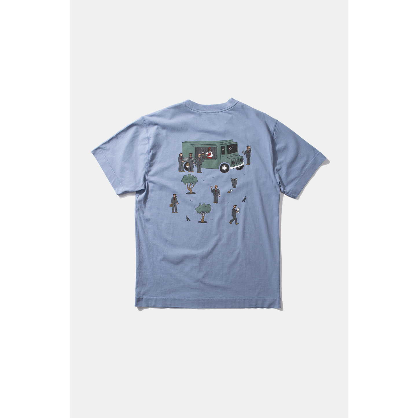 Edmmond Studios - STOCK MARKET PLAIN STEEL T-SHIRT