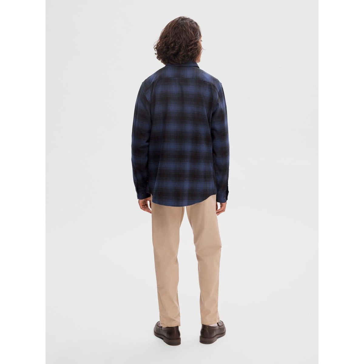 Selected Homme - Flannel Shirt - Sky Captain/ Faded