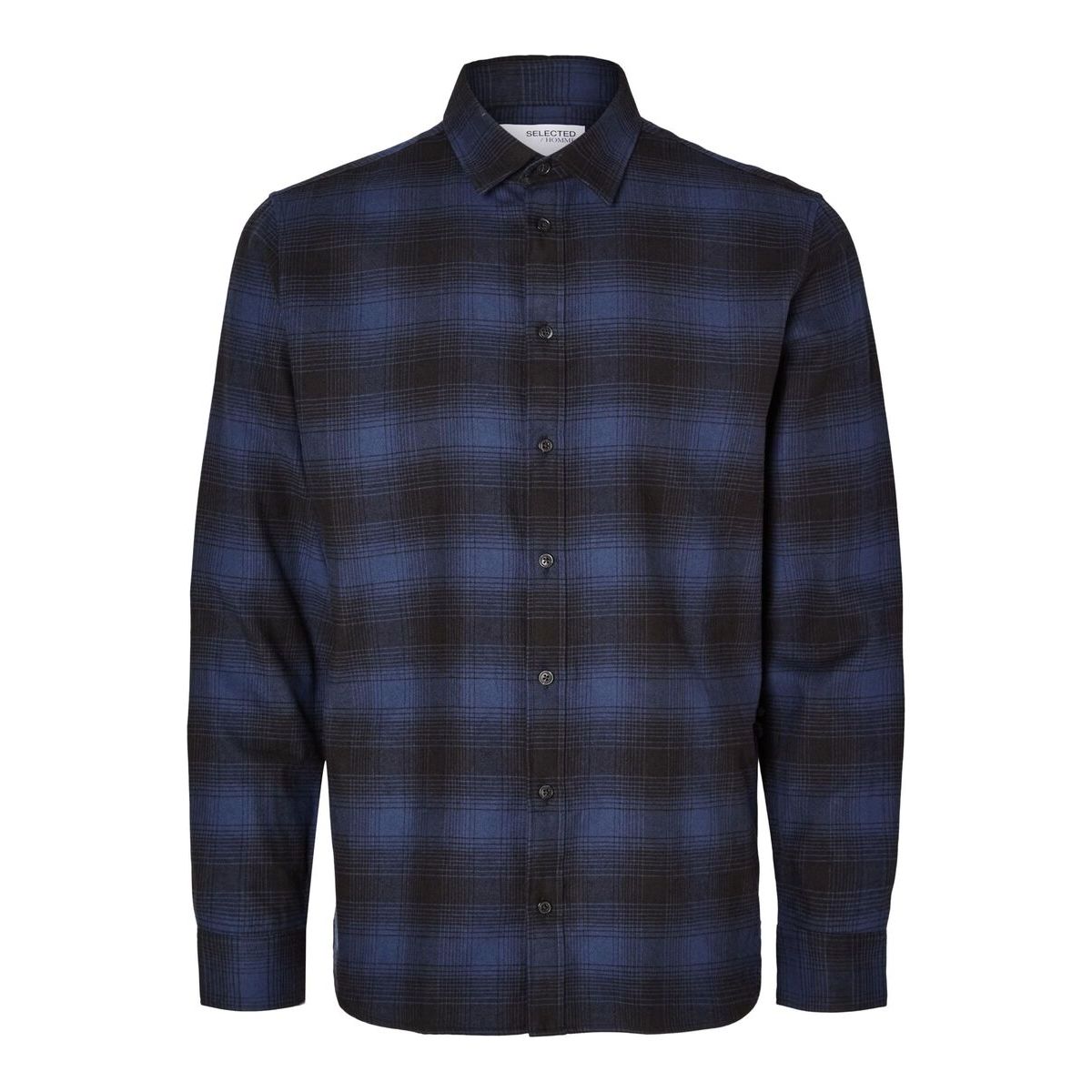 Selected Homme - Flannel Shirt - Sky Captain/ Faded