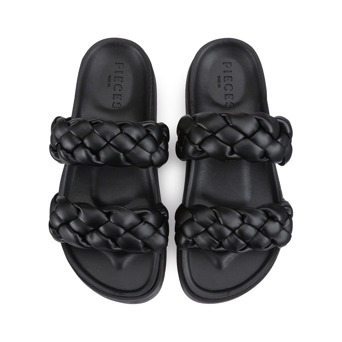 Pieces Laura Black Sandals