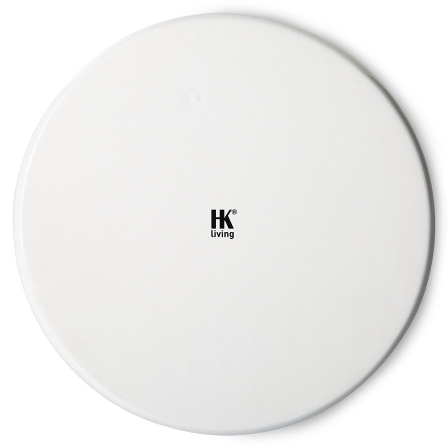 HK LIVING PORCELAIN DINNER PLATE PALMS, GREEN