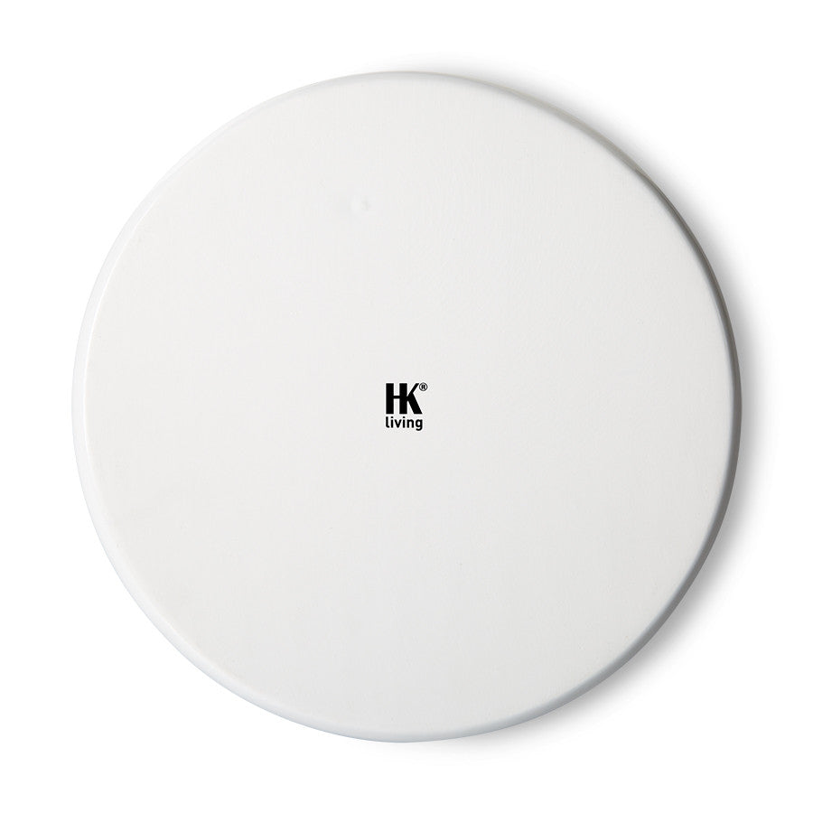 HK LIVING PORCELAIN SIDE PLATE PALMS, GREEN