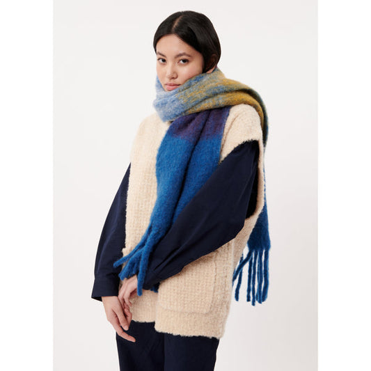 FRNCH - Palmier Scarf Blue Marine