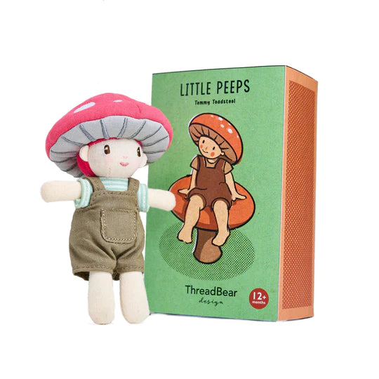 Little Peeps Tommy Toadstool Matchbox Doll