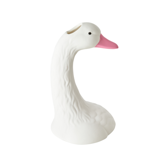Ceramic Swan vase