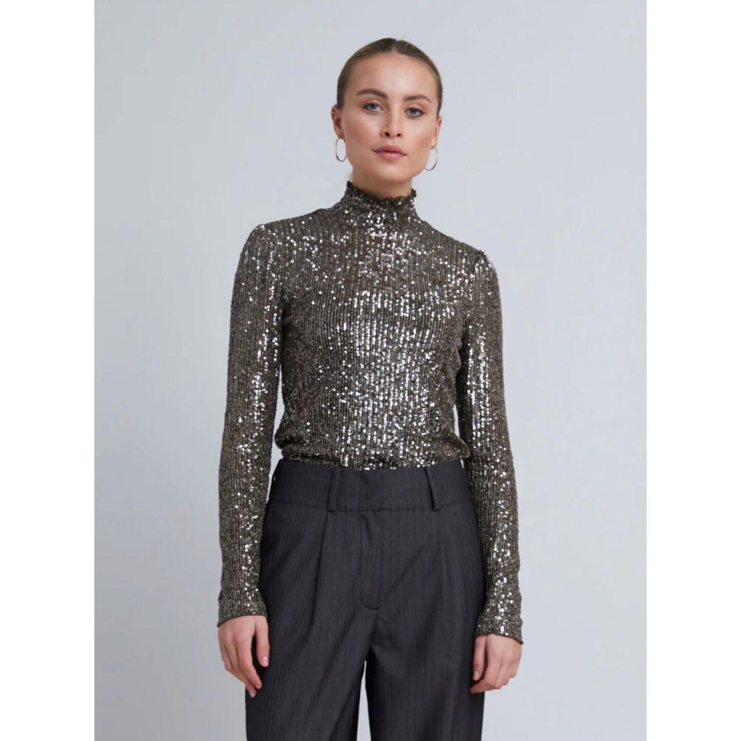 Bruuns Bazaar - Jewel Aniqa blouse - Grey