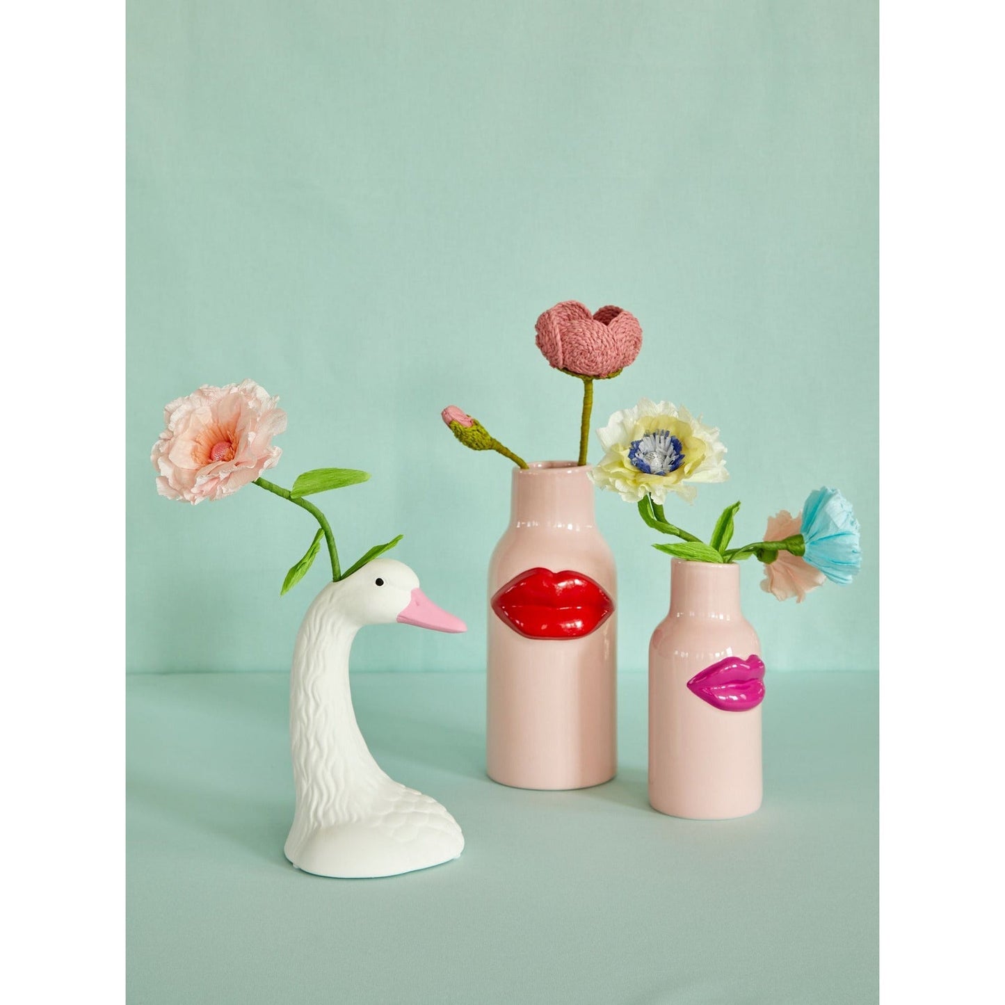 Ceramic Swan vase