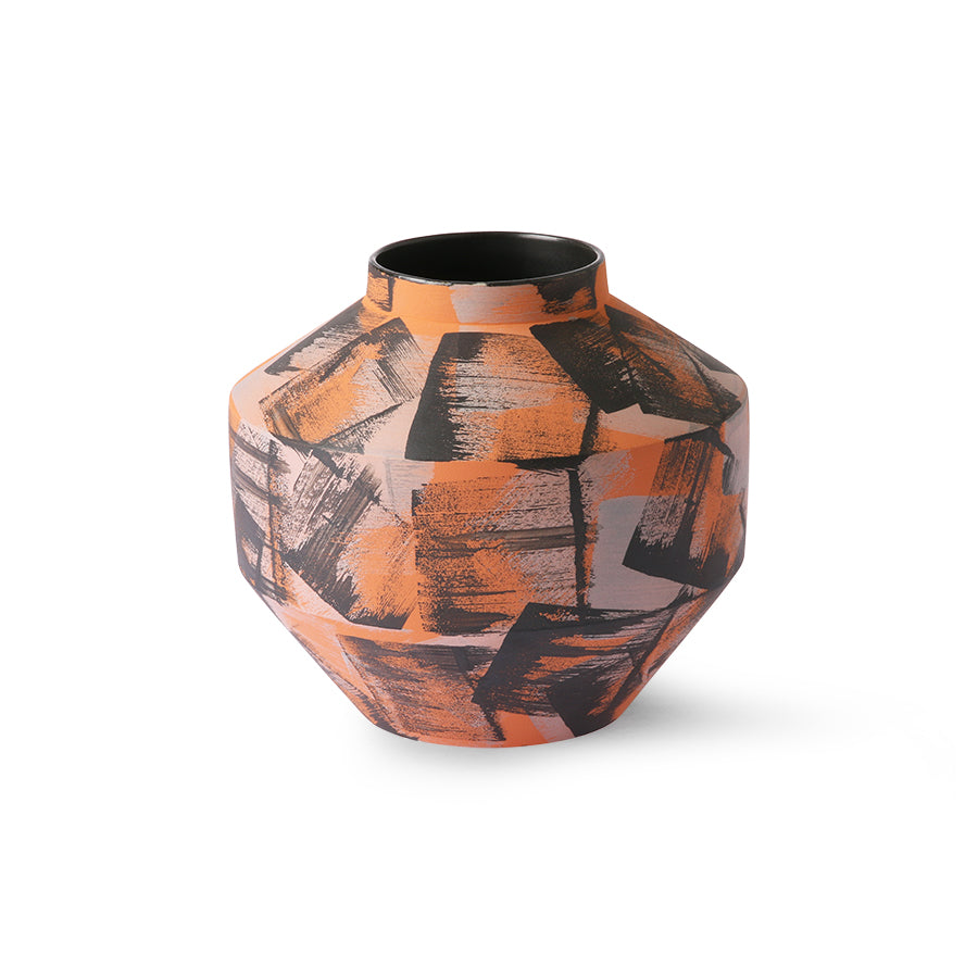 HK LIVING - Hand Brushed Ceramic Vase