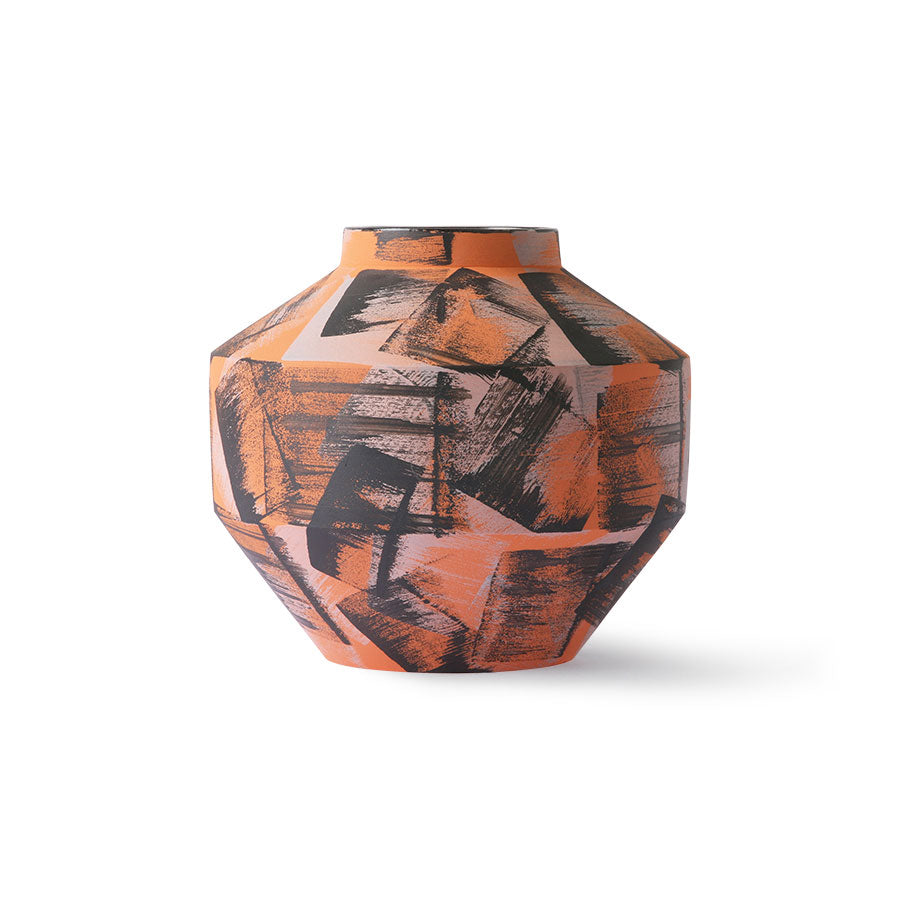 HK LIVING - Hand Brushed Ceramic Vase