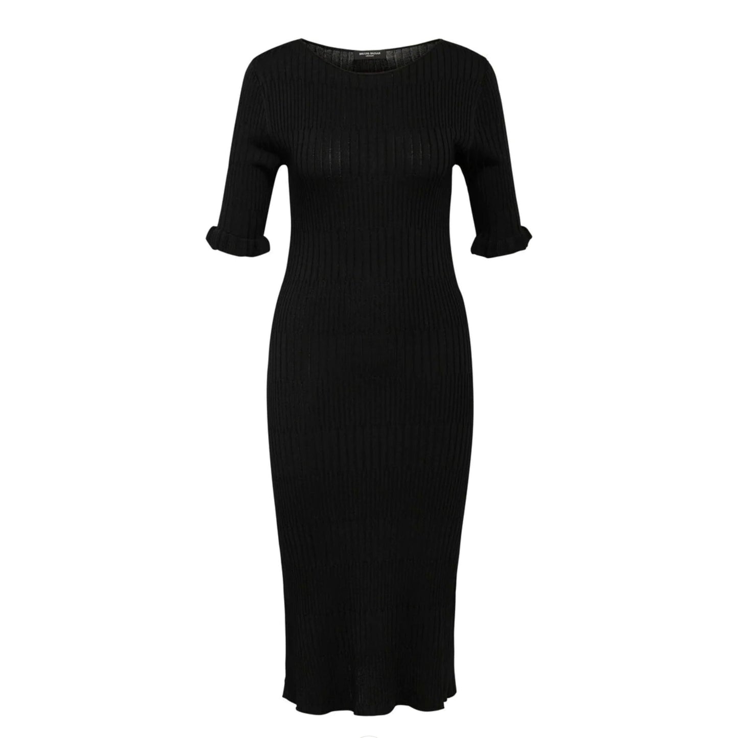 Bruuns Bazaar - Rivers llene knit dress - Black