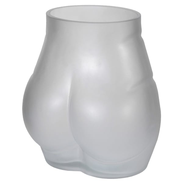 Glass Matt Bum Vase